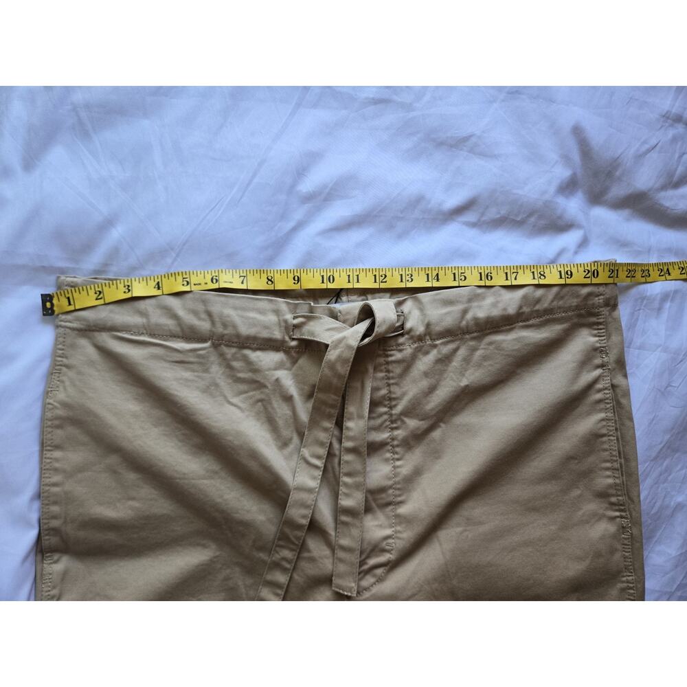 Zara Washed Twill Pants Light Whiskey Old Money Coastal Oversized Quiet Luxury - Picture 8 of 10